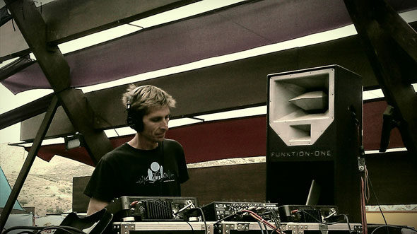 Brad DJing at the King King