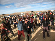 Moontribe NYE09 daytime dancefloor